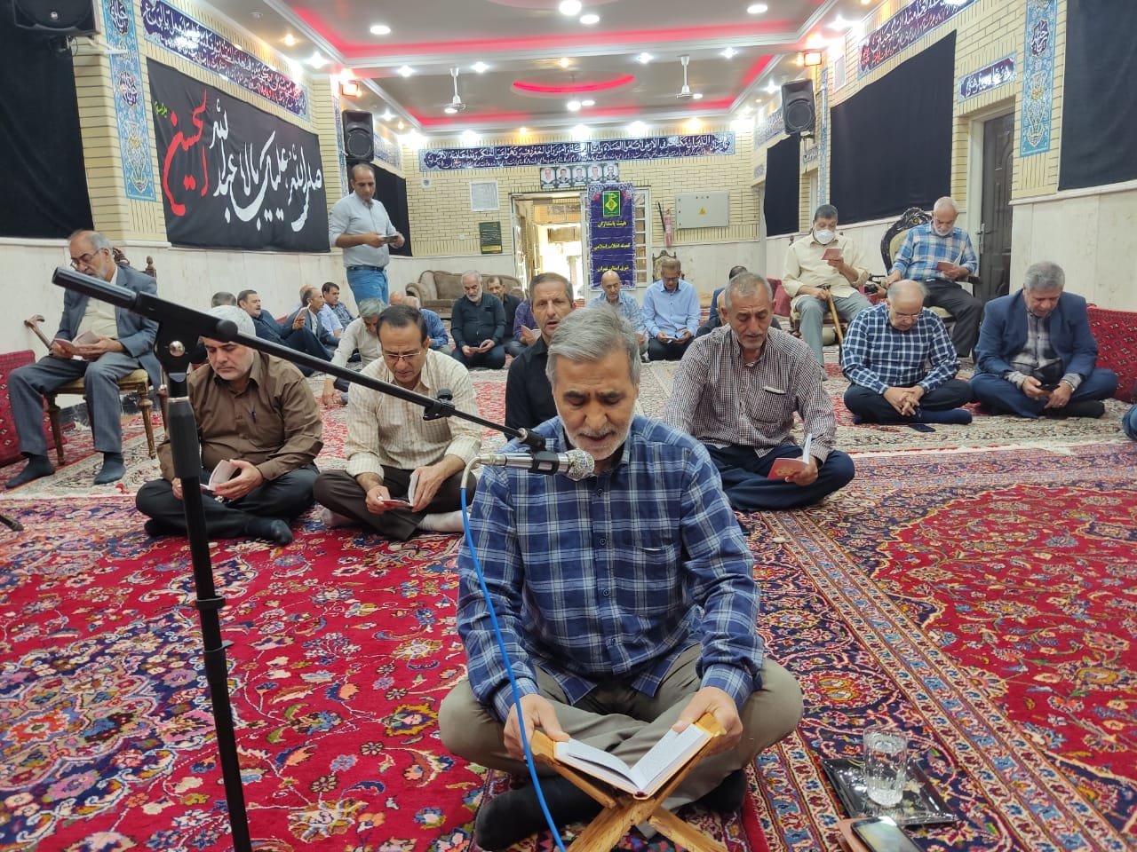 برگزاری مراسم قرائت زیارت عاشورا در شهرستان ورامین