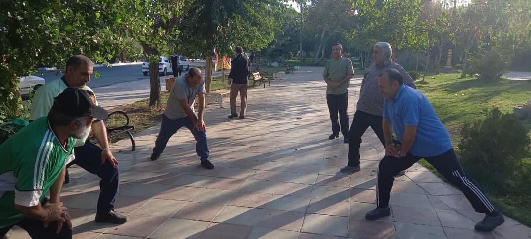 برگزاری ورزش صبحگاهی در شهرستان ورامین