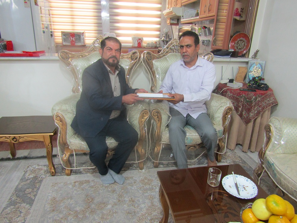 دیدار با 4 بازنشسته در شهرستان پاکدشت