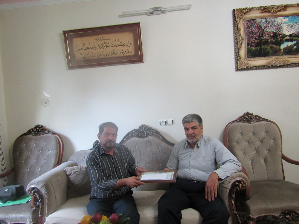 دیدار با 4 بازنشسته در شهرستان پاکدشت