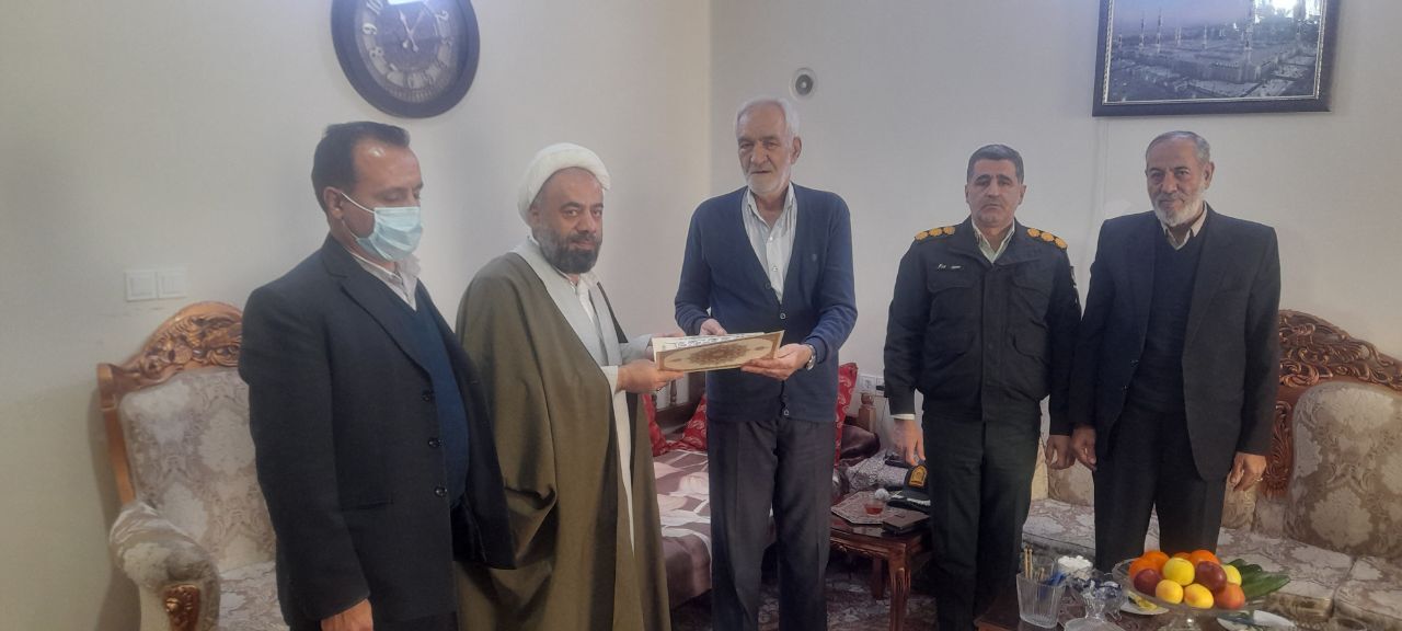 دیدار با ۲ پیشکسوت در شهرستان ساوه