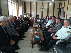 دیدار با رئیس کلانتری ۱۱ شهرستان سراب