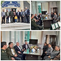 دیدار  با رئیس کلانتری۱۳