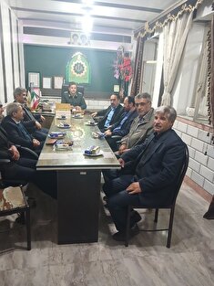 دیدار  با رئیس کلانتری ۱۱ شهرستان عجب شیر