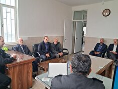 دیدار با رئیس کلانتری ۱۱ شهرستان اهر