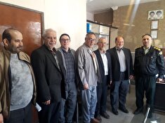 دیدار با سرهنگ امیرنیا رئیس کلانتری ۱۲ شهرستان مراغه