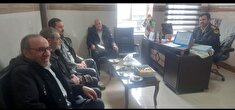 دیدار م با سرهنگ شاکر حسن زاد رئیس کلانتری 11 بناب
