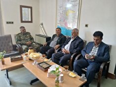 دیدار رئیس کانون بازنشستگان استان با فرمانده یگان ویژه استان