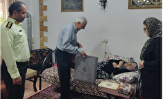 دیدار با دو نفر از مستمری بگیر در شهرستان نوشهر