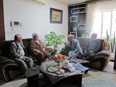 دیدار و عیادت از اعضای بازنشسته درشهرستان گنبدکاووس