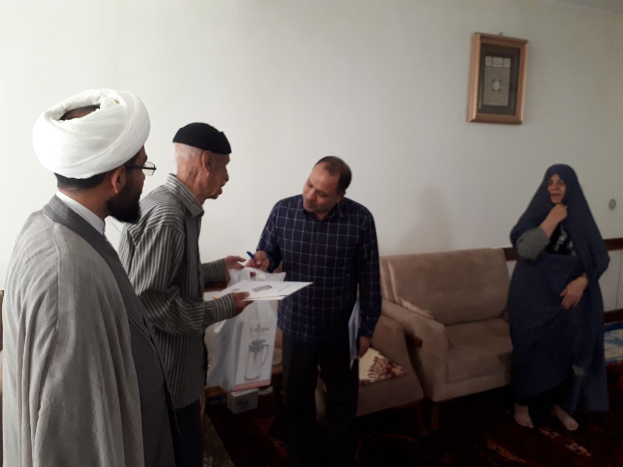 دیدار و ملاقات با 7 نفر از بازنشستگان شهرستان نهاوند