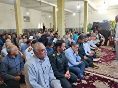 حضور در مراسم تشییع و ختم پیشکسوت بازنشسته احمد کوشکی شهرستان بروجرد