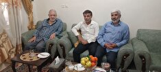 دیدار با ۳ نفر از بازنشستگان ومستمری بگیران  شهرستان شوشتر