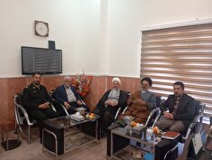 دیدار رئیس و نماینده کانون استان همدان با رئیس عقیدتی سیاسی