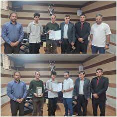 تجلیل از پیشکسوت مربی فرج اله رحیمی