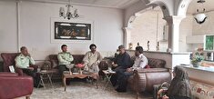 دیدار با دو نفر مستمری بگیر خانم ها صغری بیگم خدامی و معصومه طاهری خواه در شهرستان گرمسار