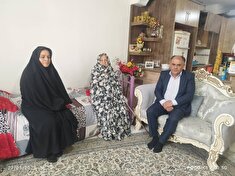 دیدار و سرکشی با تعداد ۳ مستمری بگیر فراجا استان البرز