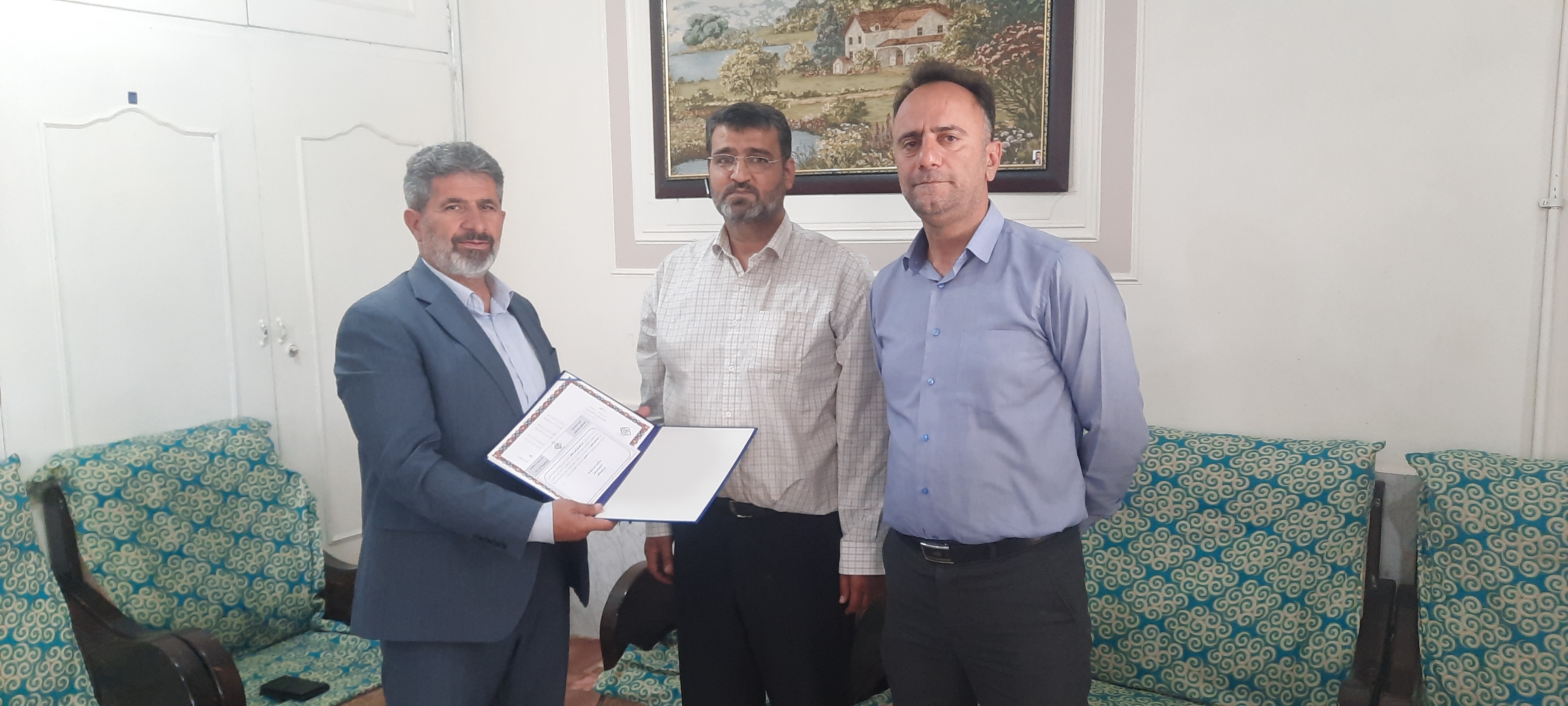 دیدار و سرکشی از تعداد4 نفر از پیشکسوتان شهرستان سامان