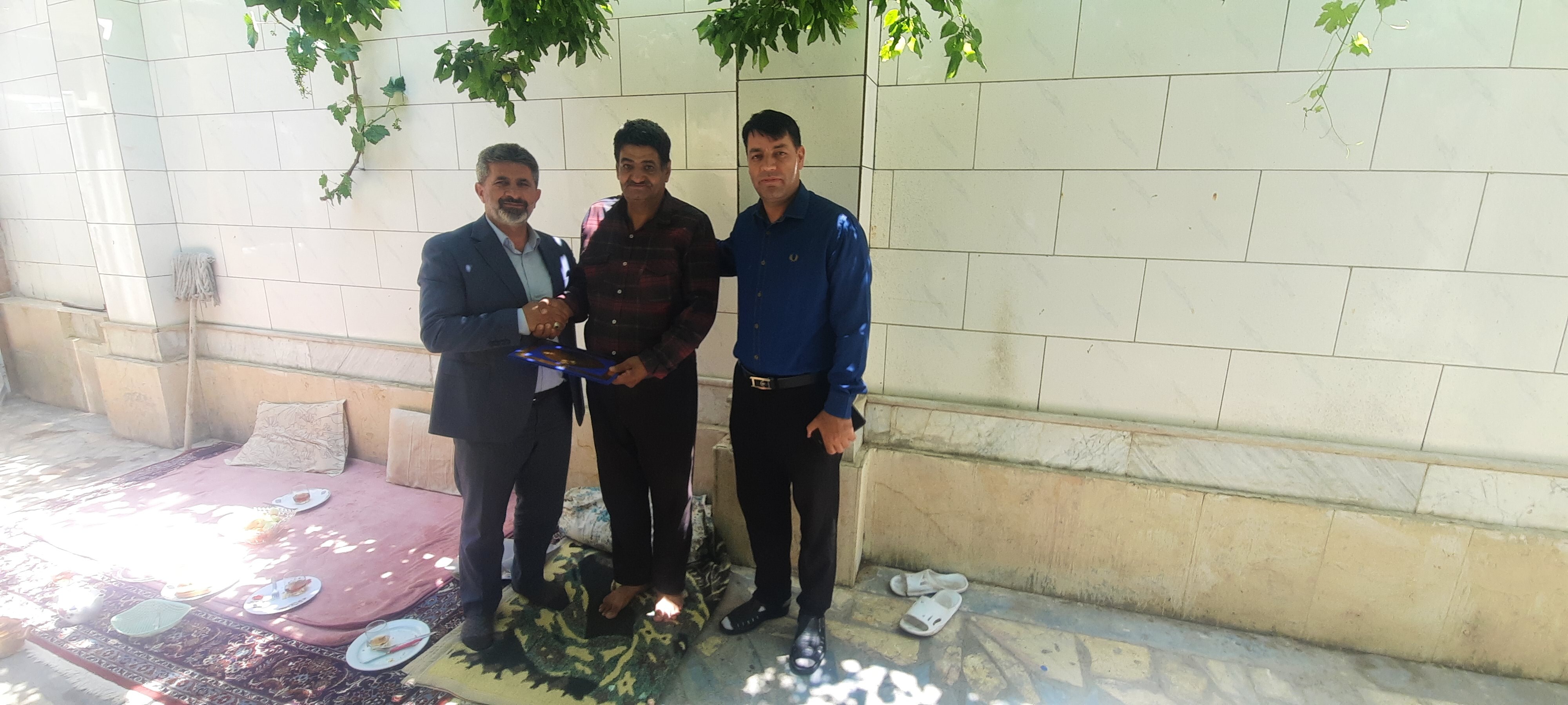 دیدار و سرکشی از تعداد4 نفر از پیشکسوتان شهرستان سامان