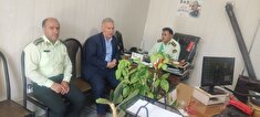 برگزاری جلسه تعاملی رئیس کانون با معاون نیروی انسانی انتظامی شهرستان شاهیندژ