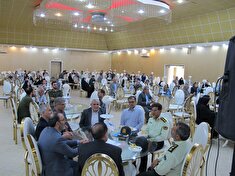 برگزاری محفل انس والفت وابستگان انتظامی شهرستان خرم آباد