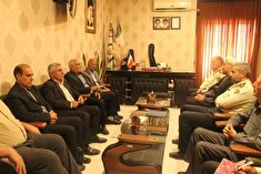 دیدار رئیس کانون بازنشستگان استان اصفهان با فرمانده انتظامی شهرستان شهرضا