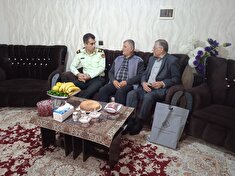 دیدار باپیشکسوت انتظامی در شهرستان سوادکوه شمالی