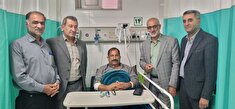 عیادت ازپیشکسوت انتظامی در شهرستان ساری