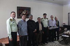 دیدار وتکریم از پیشکسوتان انتظامی در شهرستان قائمشهر