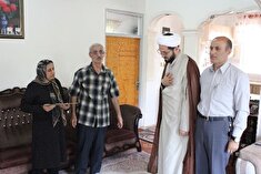 دیدار رئیس عقیدتی سیاسی انتظامی شهرستان رضوانشهر با سه نفر از پیشکسوتان