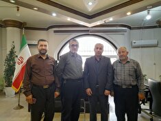 دیدار مسئول دفترنمایندگی کانون بازنشستگان شهرستان محمودآباد با رئیس دادگستری شهرستان