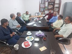برگزاری جلسه هم اندیشی فرماندهان پیشکسوت انتظامی بافرمانده  انتظامی شهرستان آمل