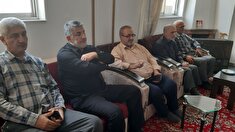 دیدار با پیشکسوت انتظامی درشهرستان ساری جهت عرض تسلیت