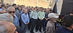حضور در مراسم تشییع همکار پیشکسوت رضا مهنان