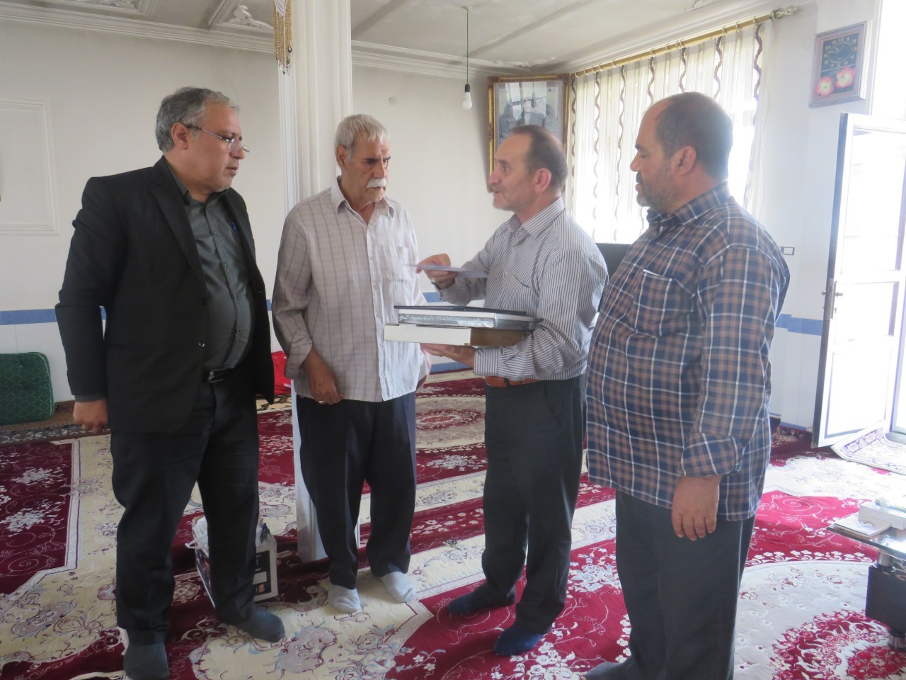دیدار  با تعداد ۱۱ نفر از اعضای وابسته انتظامی شهرستان ملکان