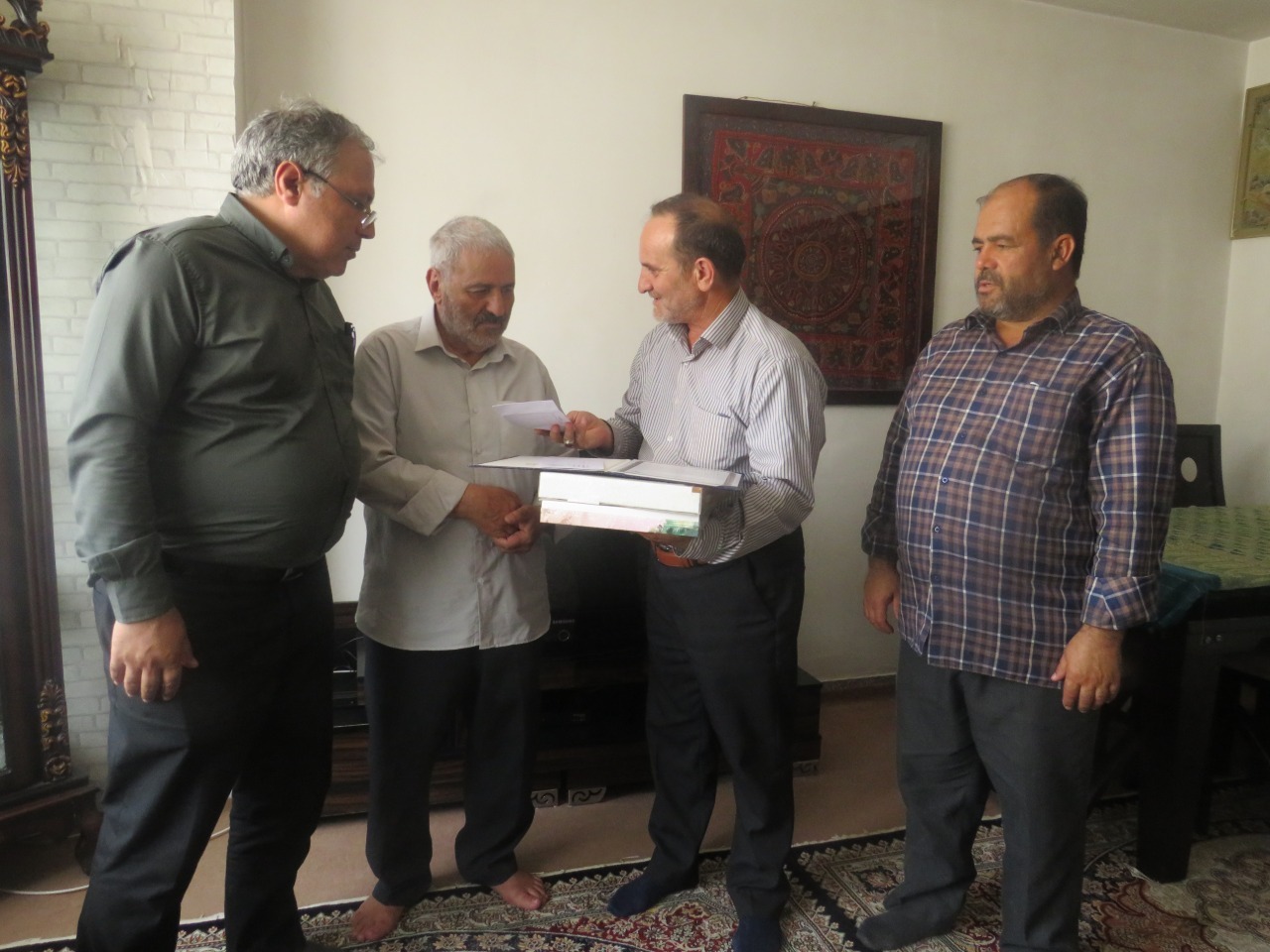 دیدار  با تعداد ۱۱ نفر از اعضای وابسته انتظامی شهرستان ملکان