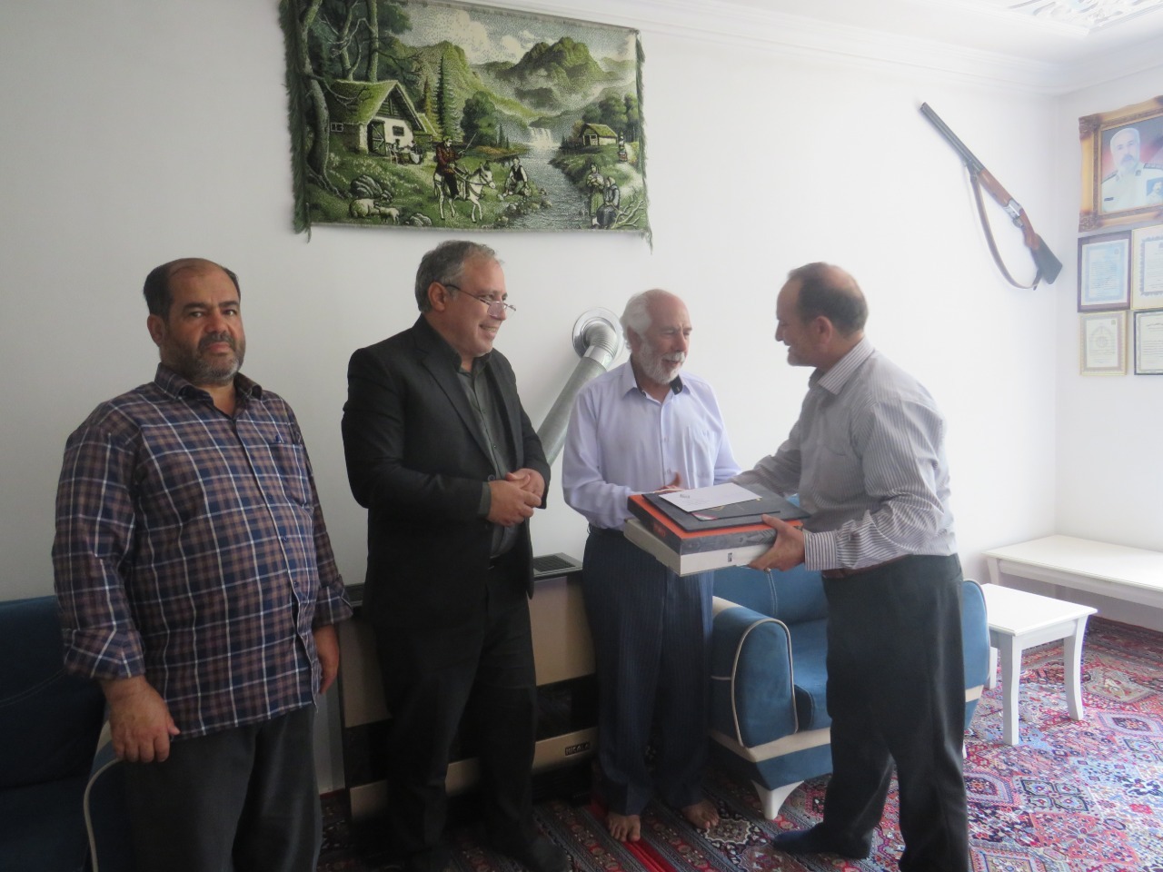 دیدار  با تعداد ۱۱ نفر از اعضای وابسته انتظامی شهرستان ملکان