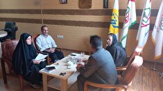 برگزاری جلسه در سازمان تامین اجتماعی نیروهای مسلح