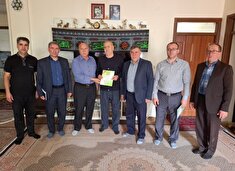 دیدار با ۸ تن از بازنشستگان و مستمری بگیران استان اردبیل