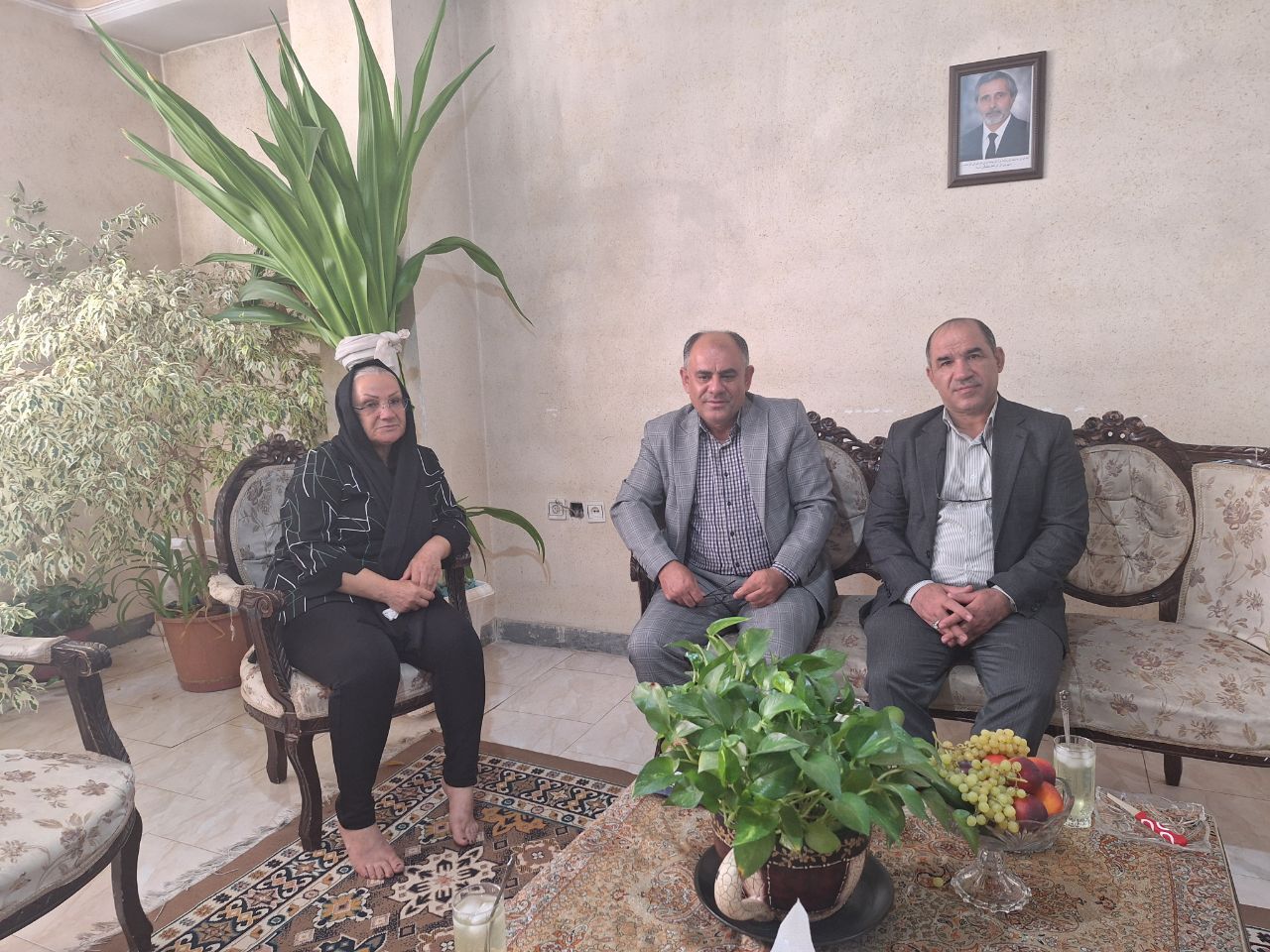 دیدار مدیر ارشد اداره بازنشستگی نیروهای مسلح استان البرز با 6 نفر از مستمری بگیران فراجا شهرستان فردیس