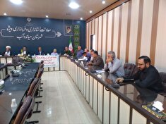 برگزاری جلسه شورای ترویج فرهنگ ایثار و شهادت در فرمانداری شهرستان میاندوآب