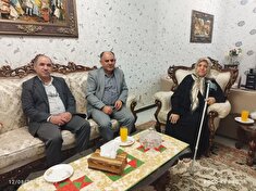 دیدار با ۶ نفر از مستمری بگیران فراجا شهرستان فردیس