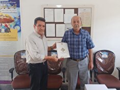 دیدار رئیس دفتر نمایندگی کانون سلماس با  ۴ پیشکسوت انتظامی