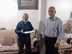 دیدار رئیس کانون بازنشستگان انتظامی خوی با ۴ نفر از پیشکسوتان شهرستان خوی