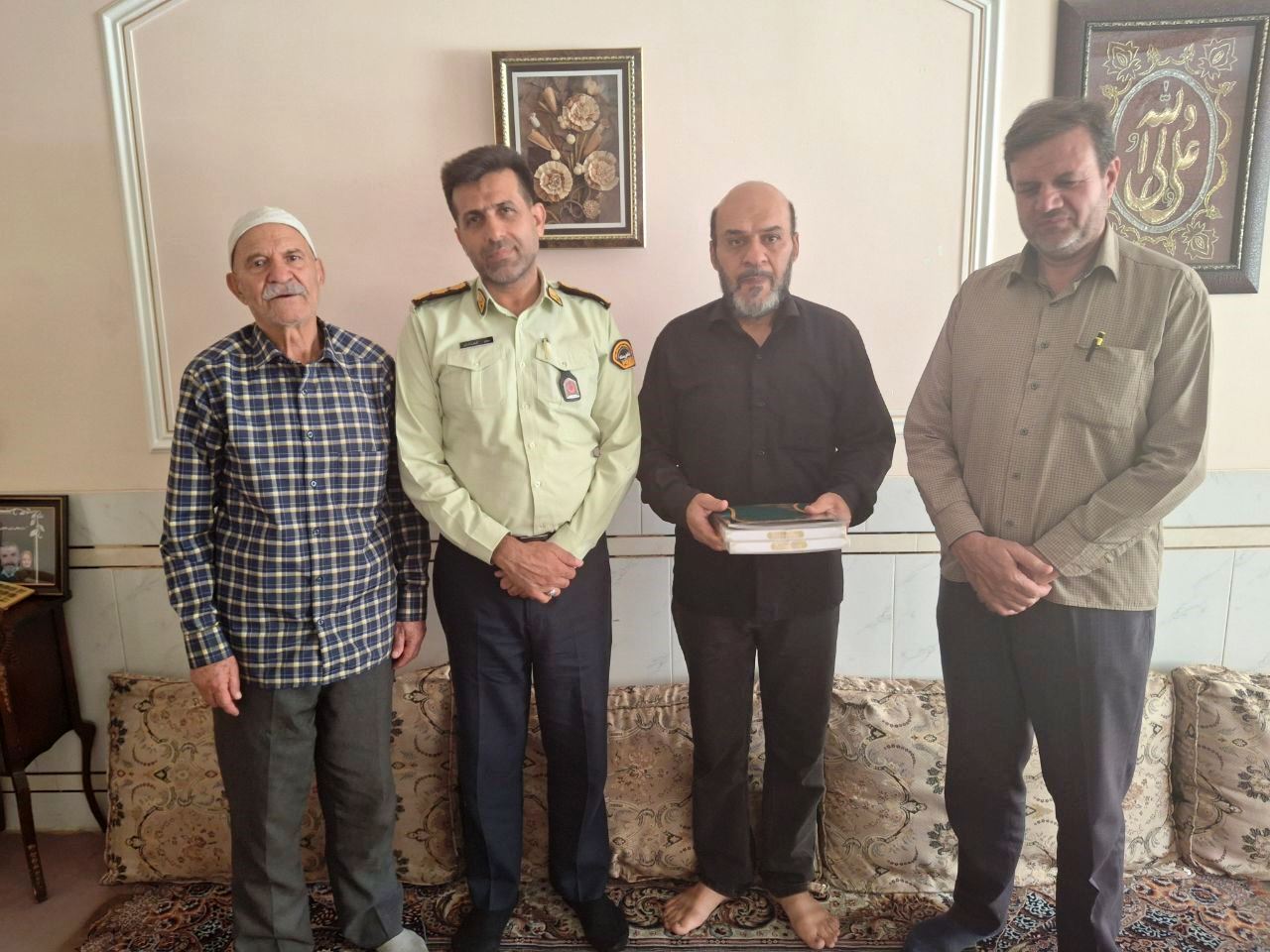 دیدار و ملاقات با ۸ نفر از اعضای وابسته شهرستان نجف آباد