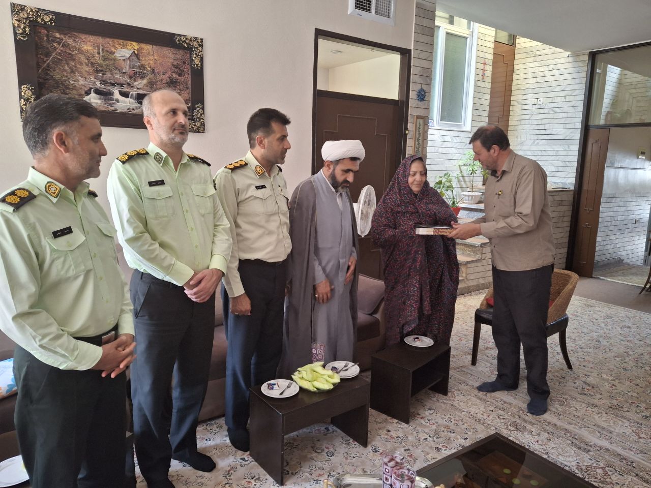 دیدار و ملاقات با ۸ نفر از اعضای وابسته شهرستان نجف آباد