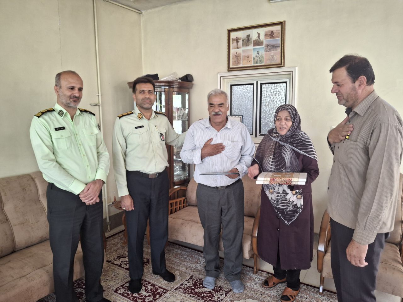 دیدار و ملاقات با ۸ نفر از اعضای وابسته شهرستان نجف آباد
