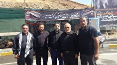 حضور رئیس کانون شهرستان های نقده ، اشنویه و پیرانشهر در موکب الحسین(ع) شهدای انتظامی پایانه مرزی پیرانشهر