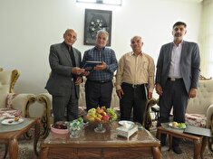 دیدار صمیمی با بازنشسته جناب آقای نورالله منصوری