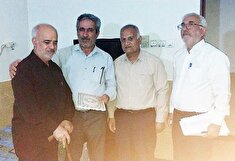 دیدار و عیادت از پیشکسوت انتظامی عبدالرسول شفیعی